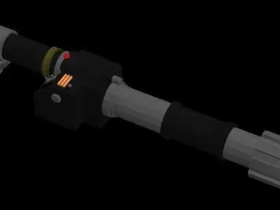 Ghostbuster Proton Pack and Proton Gun 3D model