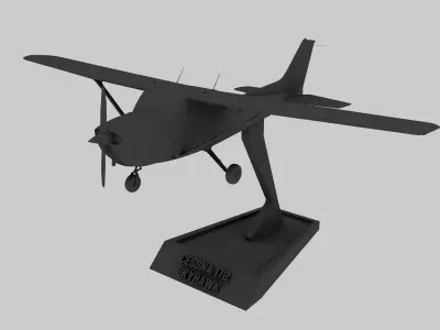 STL Cessna 172 Skyhaw 3D print model