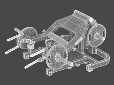 Technogym Plate Loaded Pure Deadlift 3D model