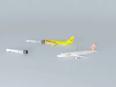 Boeing 737-800 3MB Jetway Free 3D model