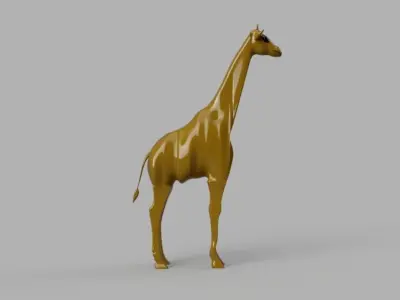 Giraffe 3D puzzle Free 3D print model