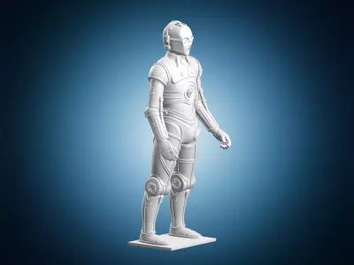 Star Wars C3PO Protocol Droid Model 3D print model