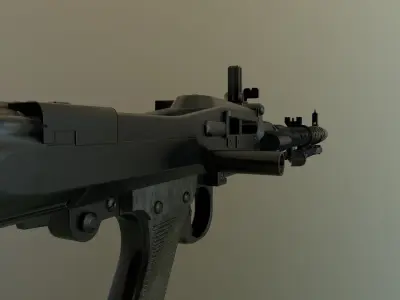 MG34 Weapon Game Ready 3D model