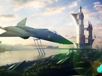 Blackwidow II Low-poly 3D model