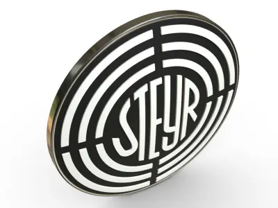 steyr logo 3D model