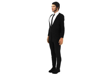 Jet Li Low-poly 3D model