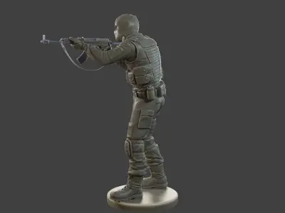 CzechSlovak Police Tactical Unit CPTU2 006 3D print model