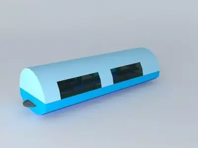 Atlantic Express Passenger Cabin Free 3D model