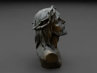 Christ bust 3D model
