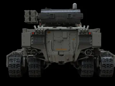 Sci fi Infantry fighting vehicle 3D model