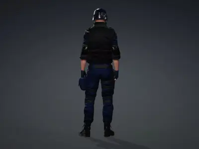 Advanced Combat Soldier 3D model