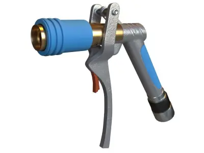 gas station gun 3D model