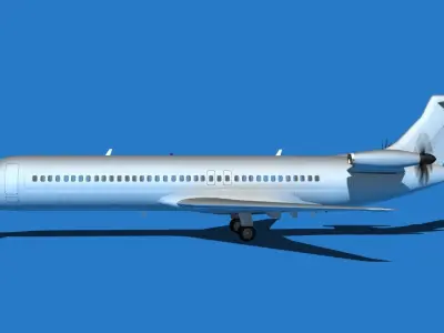 Boeing 7X7-1 Jet Fan V101 3D model