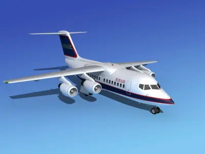 BAe 146-100 Sonair 3D model