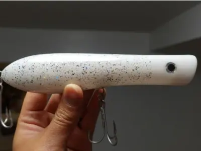 Topwater popper plug fishing lure Free 3D print model