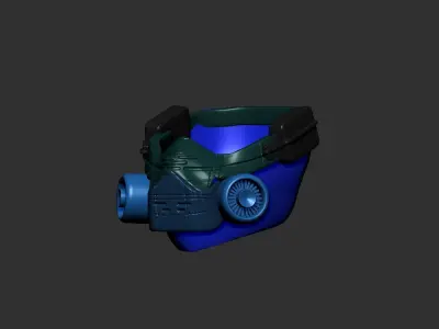helmet high poly sculpt 3d printable  3D model 184