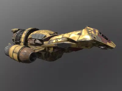 28Serenity spaceship 3D model