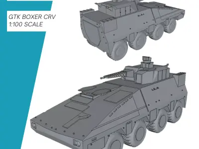 GTK Boxer CRV 3D print model