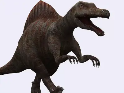 3DRT - Dinosaurs - Spinosaurus Low-poly 3D model