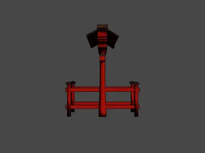 Japanese torii gates 3D model