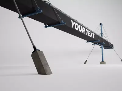 Racetrack Bridge 3D model