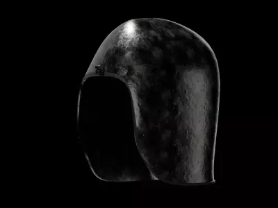 Bascinet Helmet - Schweinsgesicht  3D model
