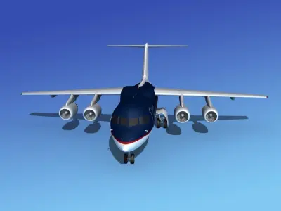 BAe 146-100 Liberty Air 3D model