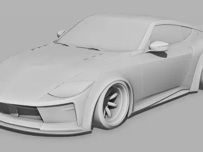 Nissan Fairlady Z RZ34 400Z Liberty Walk Free 3D model