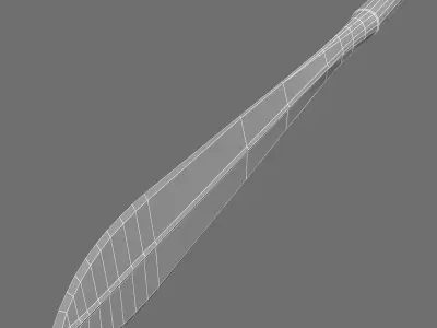 African sword 3D model
