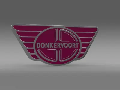 Donkervoort logo 3D model