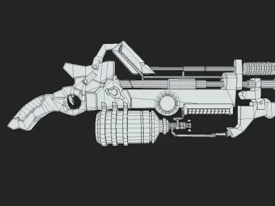 Dragon Breathe Low-poly 3D model