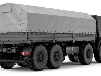 Kamaz 63501 Mustang 2016 3D model
