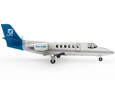 Cessna 550 Citation II 3D model