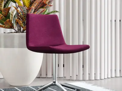  Replica B&amp;B Italia Quiet CS48/F Chair Model, Purple 