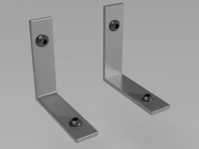Wall brackets 3D model
