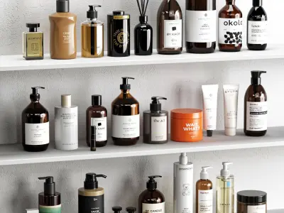 Bathroom Accessories 3D model