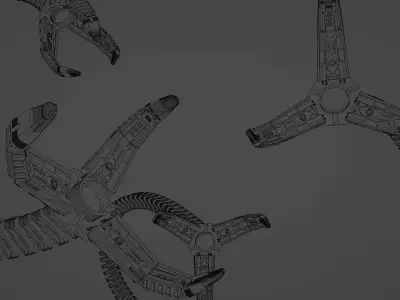 Doctor Octavius tentacles from SpiderMan Free 3D model