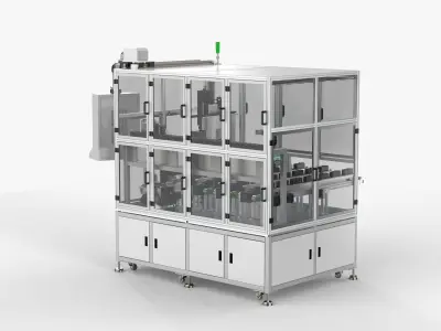 Automatic Power Battery Sorting Machine 3D model