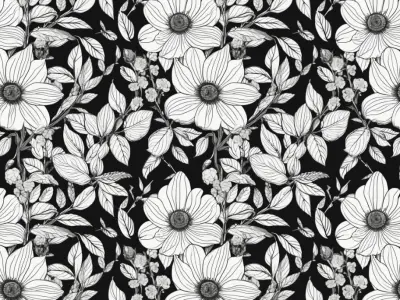 Wallpaper seamless texture pack - Floral Patterns 1 Texture