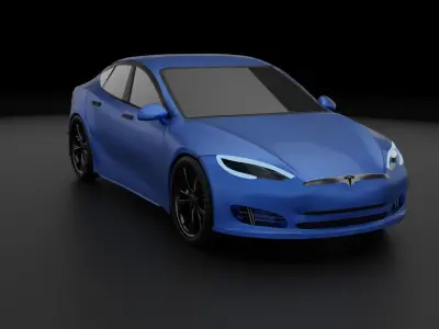 Tesla Model S 2017 Free 3D model