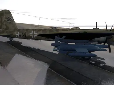 Heinkel He-177 A-5 Grief 3D model