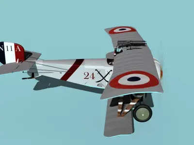 Nieuport 11 VHP V14 3D model