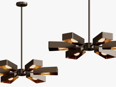 Pendant Svetilnik Helikopter 3D model