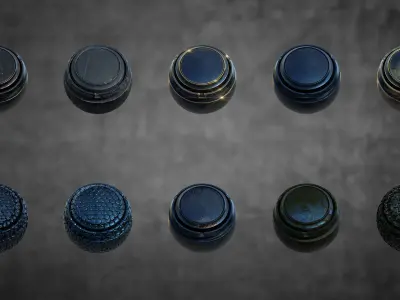 120 Metal Smart Materials 3D model