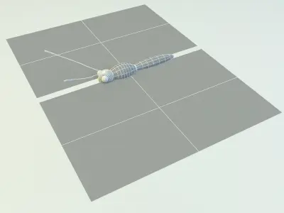 Cartoon Butterfly Low-poly 3D model 3D model