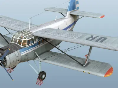 Antonov An-2T 3D model