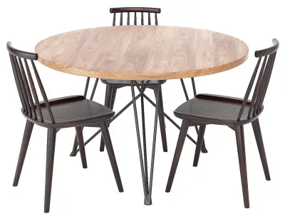Dining set 30 Free 3D model