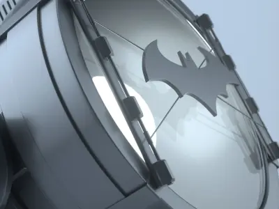 Batman searchlight 3D model