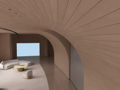 The Hotel Lobby 11 3D model