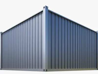 coffee shop Low-poly 3D model